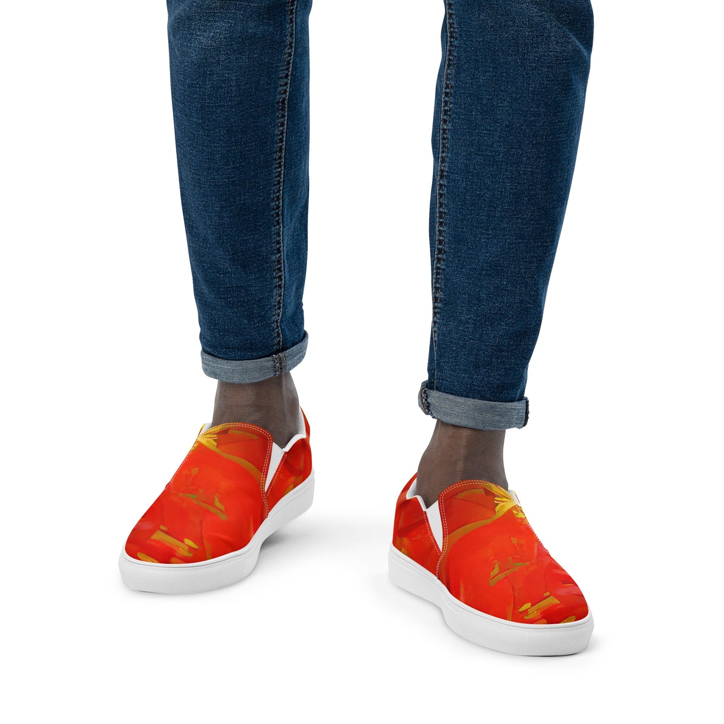 Qízhì - Mens Slip-On Canvas Shoes