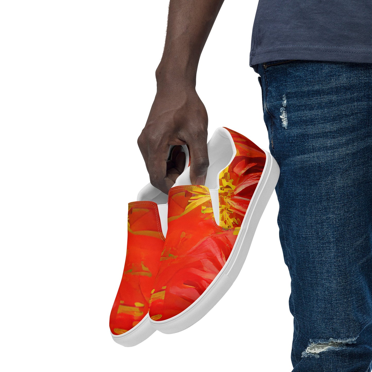 Qízhì - Mens Slip-On Canvas Shoes
