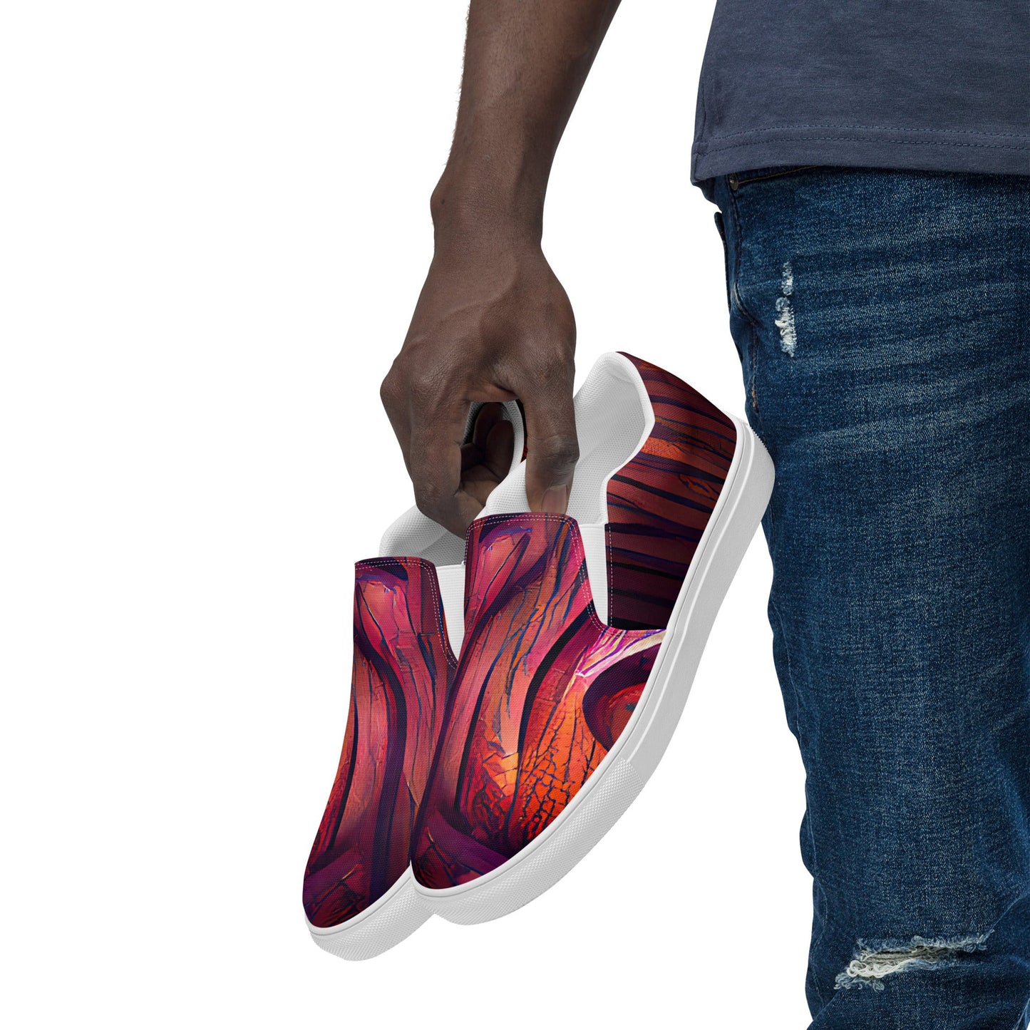 Hardwood - Mens Slip-On Canvas Shoes