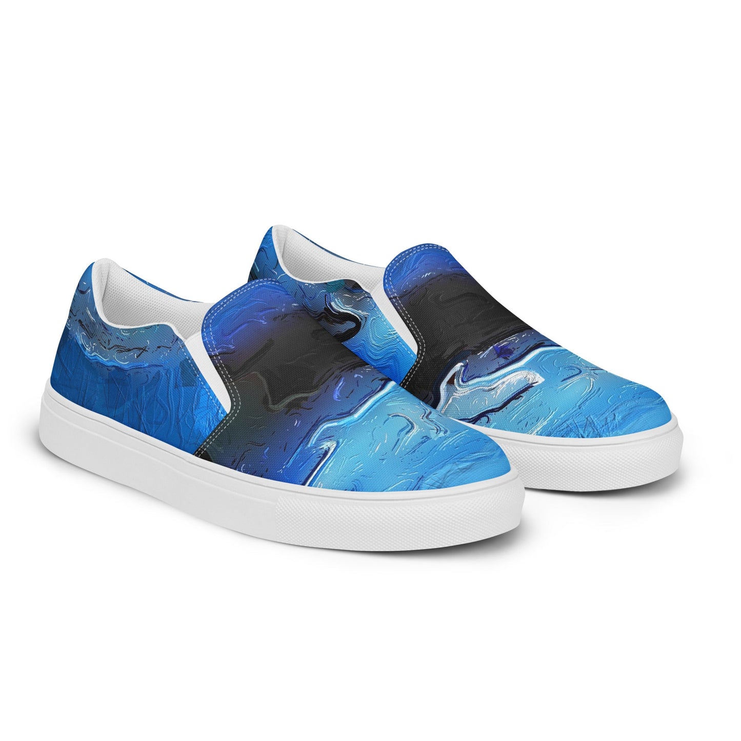A Drop In The Ocean - Mens Slip-On Canvas Shoes