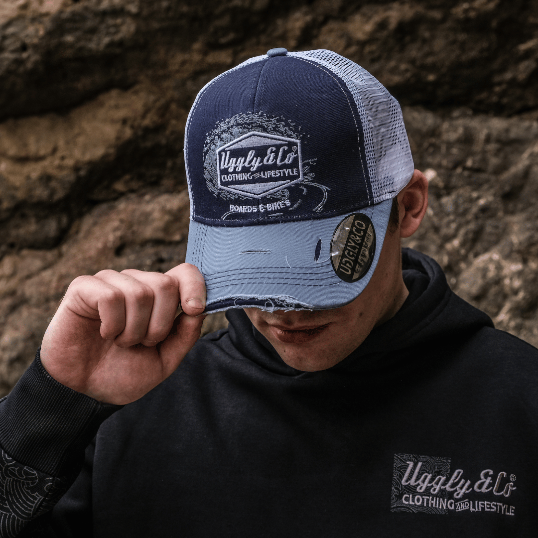 Blue Surf Diamond Cap