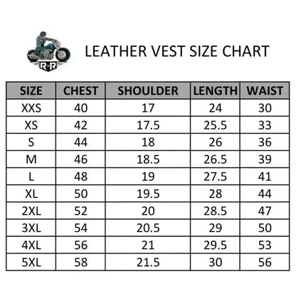 Men’s Cowhide Western Vest