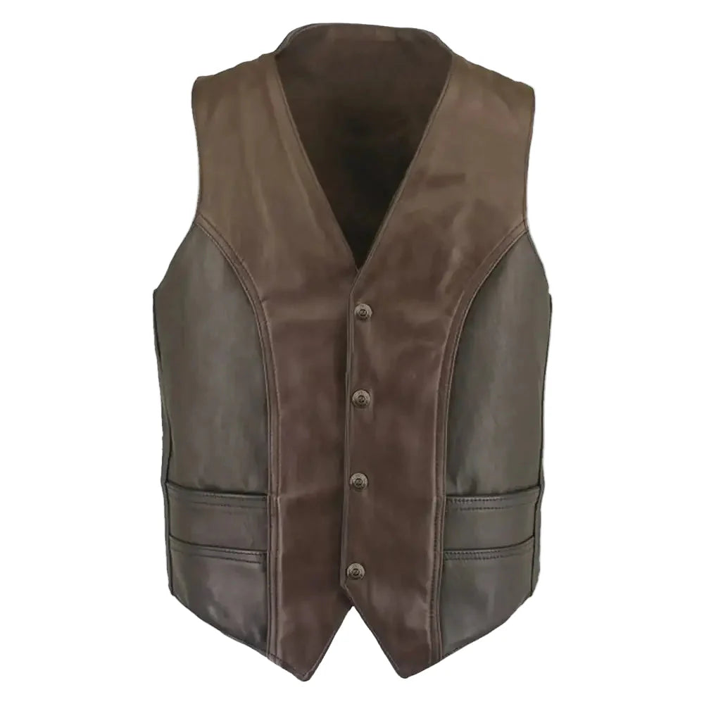 Men’s Vintage Leather Vest