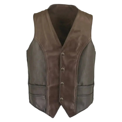 Men’s Vintage Leather Vest