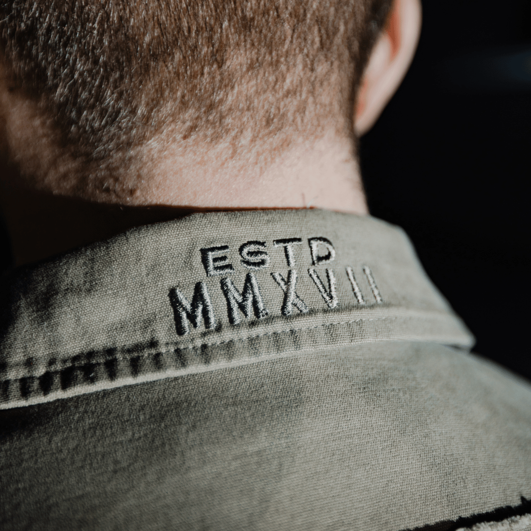 Green Flattrack Moto Shacket