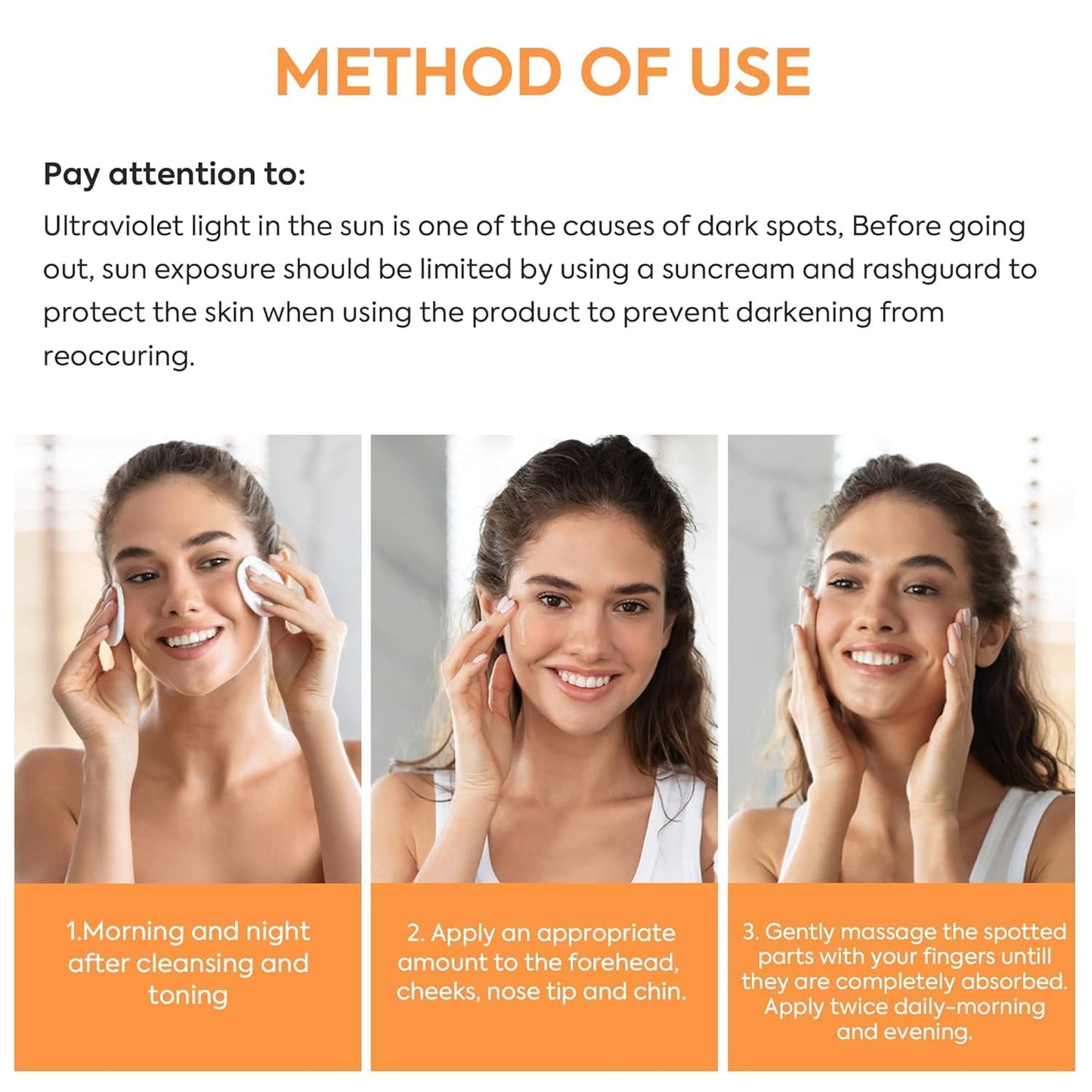 MESANDY Dark Spot Serum for Face – Brighten Sun Spots & Uneven Tone