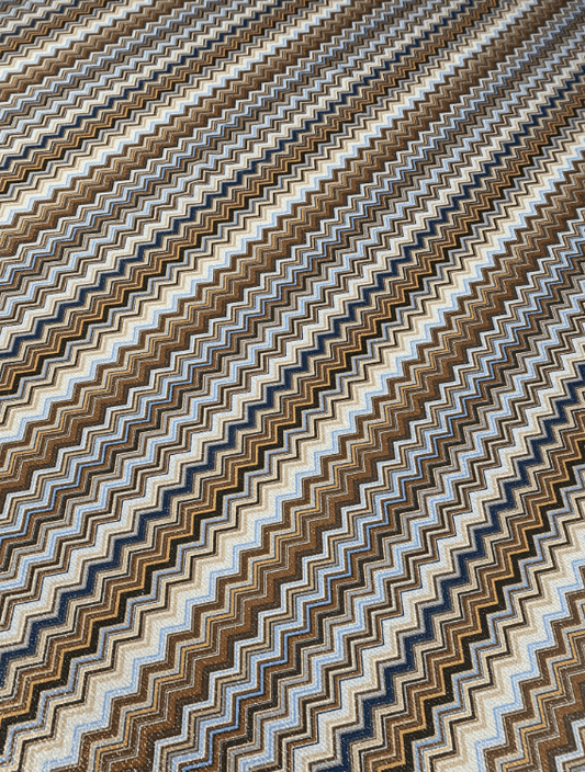 Metallic Chevron Zigzag Lurex Fabric by the Metre