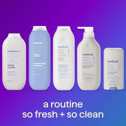 Method Body Wash Simply Nourish – 28 oz, Paraben & Phthalate Free, Cruelty-Free
