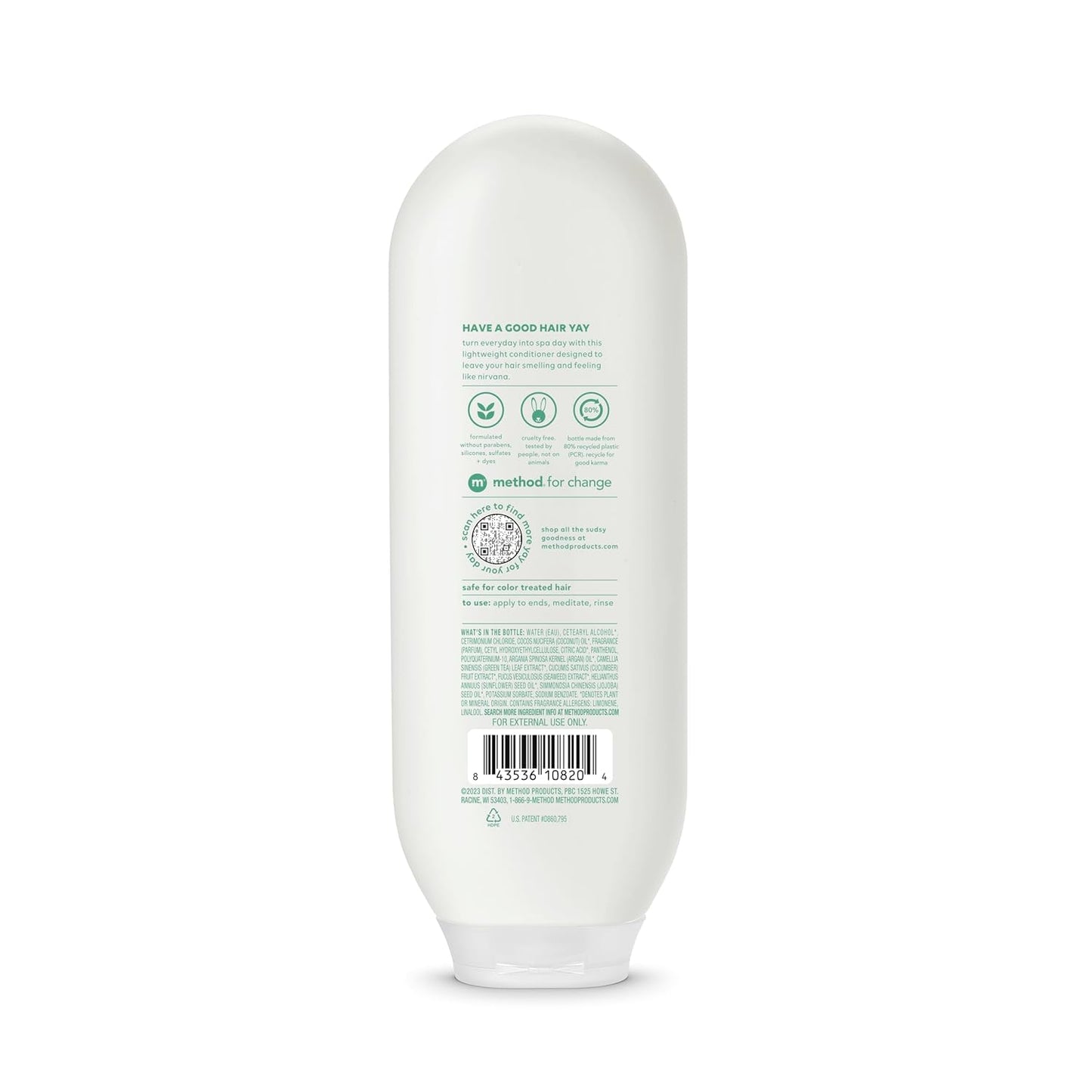 Method Daily Zen Shampoo and Conditioner – Gentle Daily Hair Care for Balance and Serenity | 1 CT