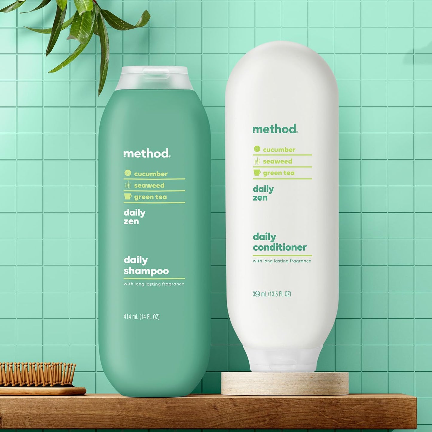 Method Daily Zen Shampoo and Conditioner – Gentle Daily Hair Care for Balance and Serenity | 1 CT