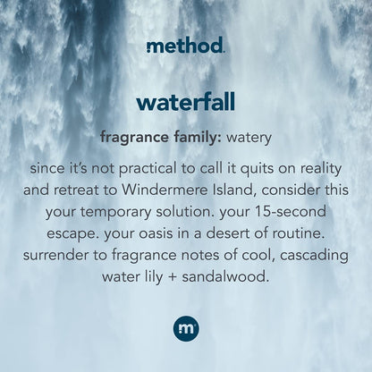 Method Gel Hand Soap Refill – Waterfall (34 oz, Pack of 6)