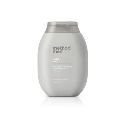 Method Men Face Wash Sea + Surf – 6 oz | Gentle, Plant-Based Cleanser
