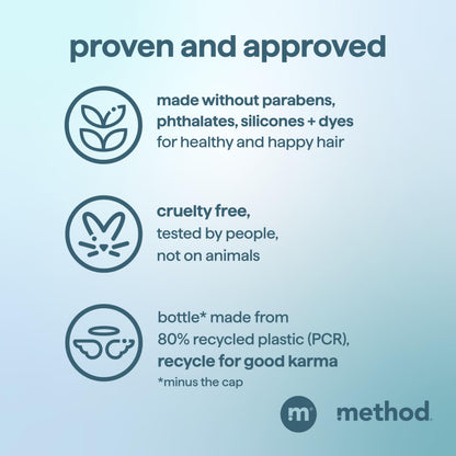 Method Men Glacier + Granite 2-in-1 Shampoo & Conditioner – 14 oz (Pack of 3)