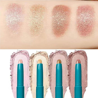 Metiplou 5-Color Eyeshadow Stick Set – Waterproof, Long-Lasting Eye Shadow & Highlighter