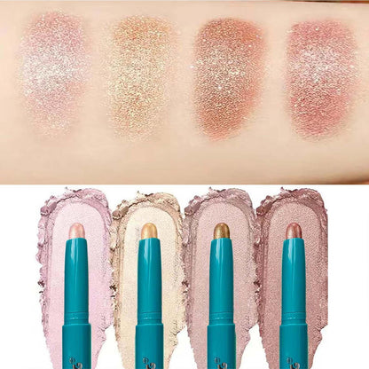 Metiplou 5-Color Eyeshadow Stick Set – Waterproof, Long-Lasting Eye Shadow & Highlighter