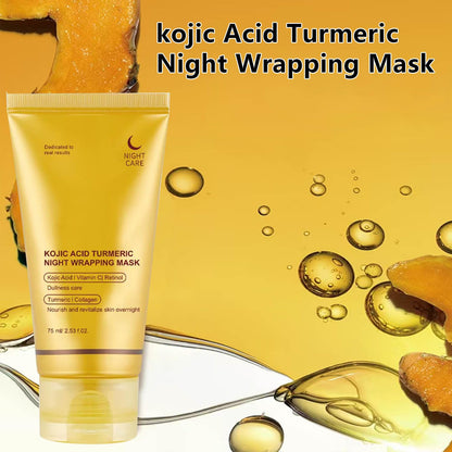 Metiplou Kojic Acid Turmeric Night Wrapping Hydration Mask – Brightens & Hydrates