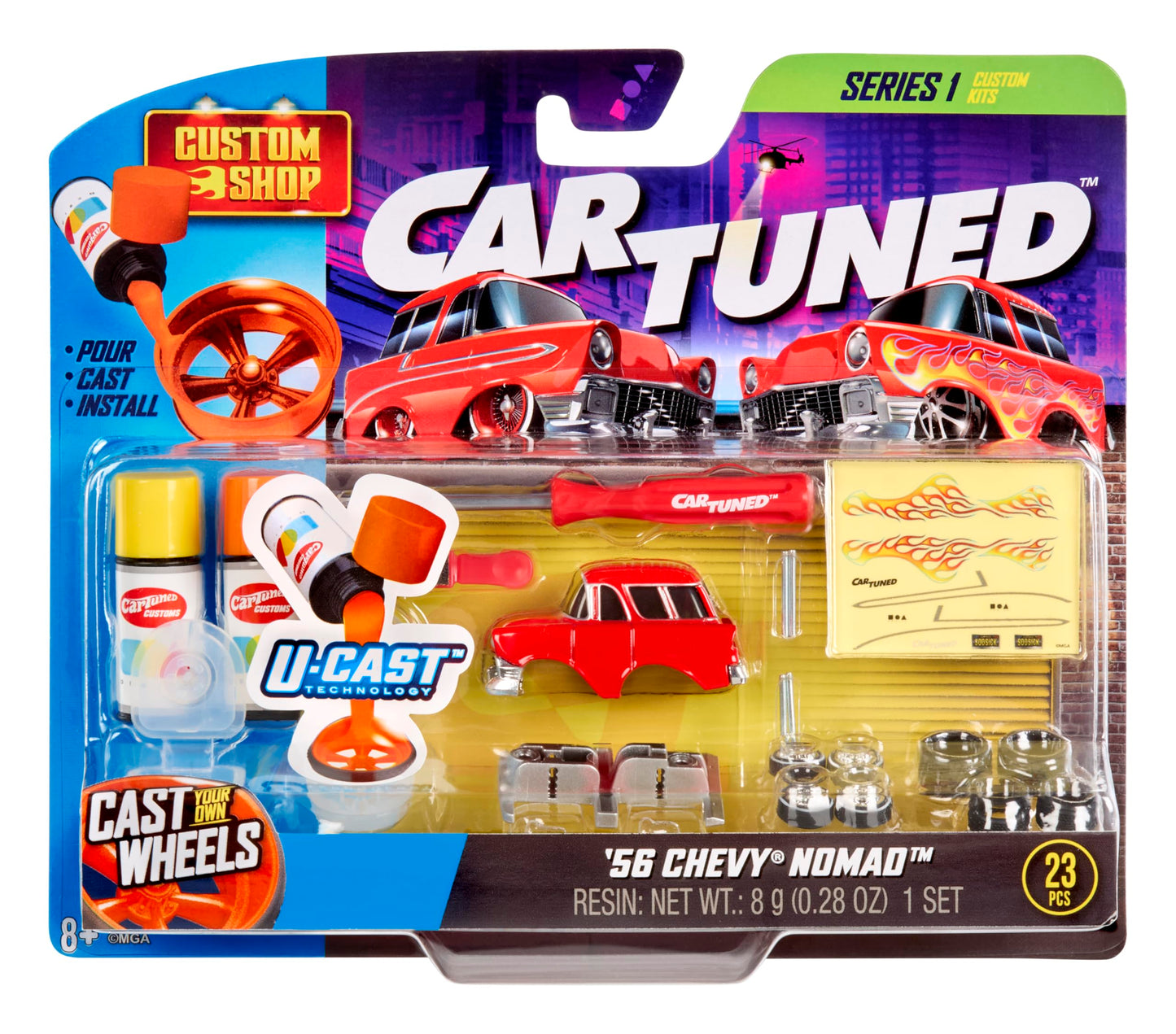 CarTuned Custom Model Kit - 1956 Chevy Nomad | MGA Entertainment