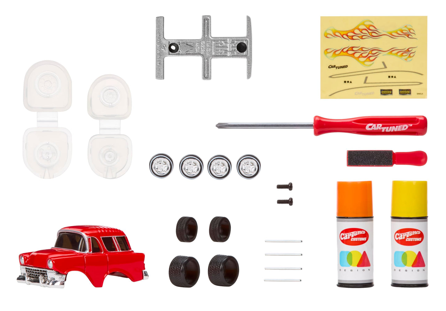 CarTuned Custom Model Kit - 1956 Chevy Nomad | MGA Entertainment