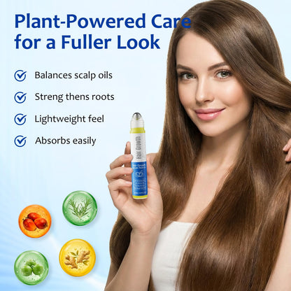 MGVAASURC Hair Growth Serum Roll-On – 3% Rosemary, 3% Batana Oil, 2% Pea Extract, 2% Ginger Root Oil