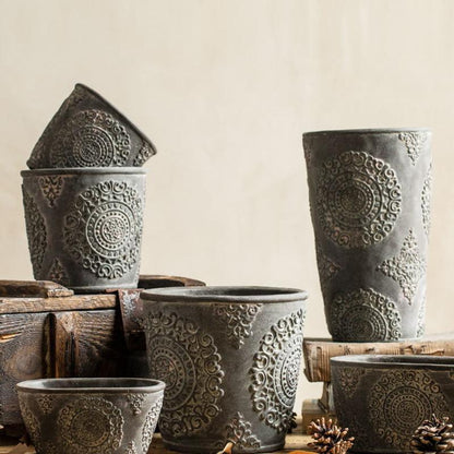 MI42 A Set Of Two Indoor/ Outdoor Plant Stands