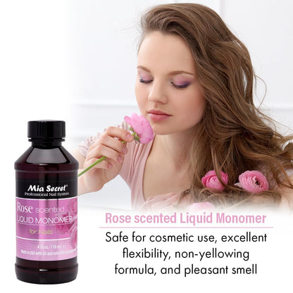 Mia Secret Rose Scented Liquid Monomer 4 oz – Fragrant Nail Enhancement