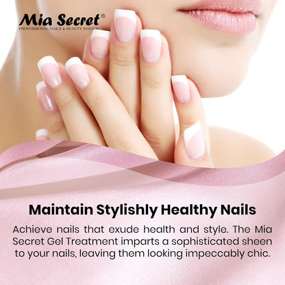 Mia Secret Keratin Base and Top Gel – 0.5 oz Dual-Use Nail Treatment
