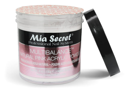 Mia Secret Multi Balance Natural Pink Acrylic Powder 4 Oz | Salon-Quality Nails