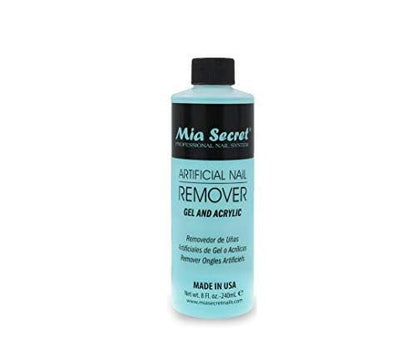 Mia Secret Professional Nail Remover Gel & Acrylic (8 Fl. Oz) – Fast, Low-Odor Removal