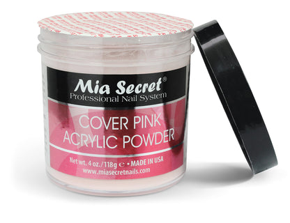 Mia Secret Nails COVER PINK Acrylic Powder 4oz – USA Made