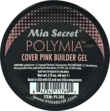 Mia Secret Polymia Nail Gel Builder 2oz | Gel Extension UV/LED - Cover Pink