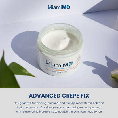 MiamiMD Advanced Crepe Fix – Body & Neck Tightening Cream (6 fl oz)