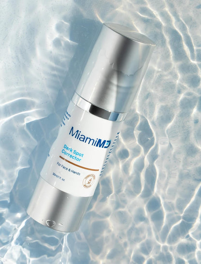 MiamiMD Dark Glow Renewal Corrector Serum – Anti-Aging Dark Spot Remover for Face, Body & Hands | Paraben Free, Fragrance Free | 30ml