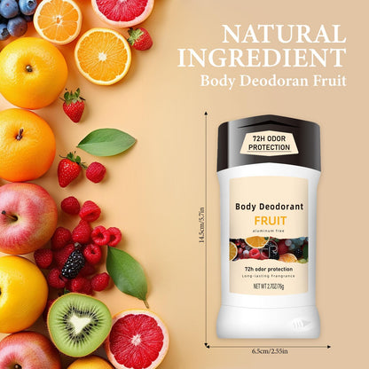 MIANID Aluminum Free Deodorant – 72h Odor Protection, Fruit Scent, 2.7oz for Women & Men