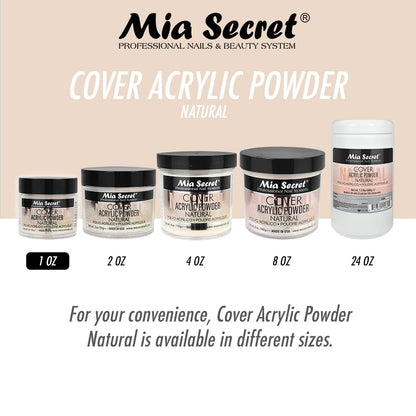 Mia Secret Acrylic Powder Cover Natural 2 oz – Smooth Extensions & Coverage