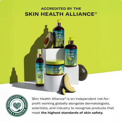 Mielle Organics Avocado & Tamanu Anti-Frizz Curl Cream – Smoothing & Defining for Textured Hair (12oz)