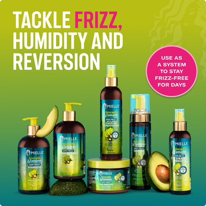 Mielle Organics Avocado & Tamanu Curly Mousse – Medium Hold & Frizz Control