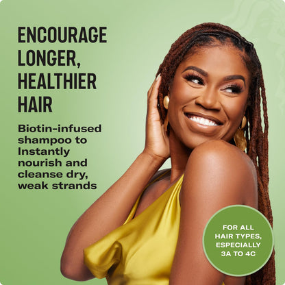 Mielle Organics Rosemary Mint Biotin Shampoo – Strengthening, Moisturizing Hair Cleanser (20 oz)