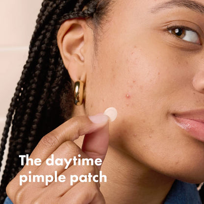 Mighty Patch Invisible+ Daytime Patches | Ultra-Thin Zit Covers, 24 Medium + 15 Small