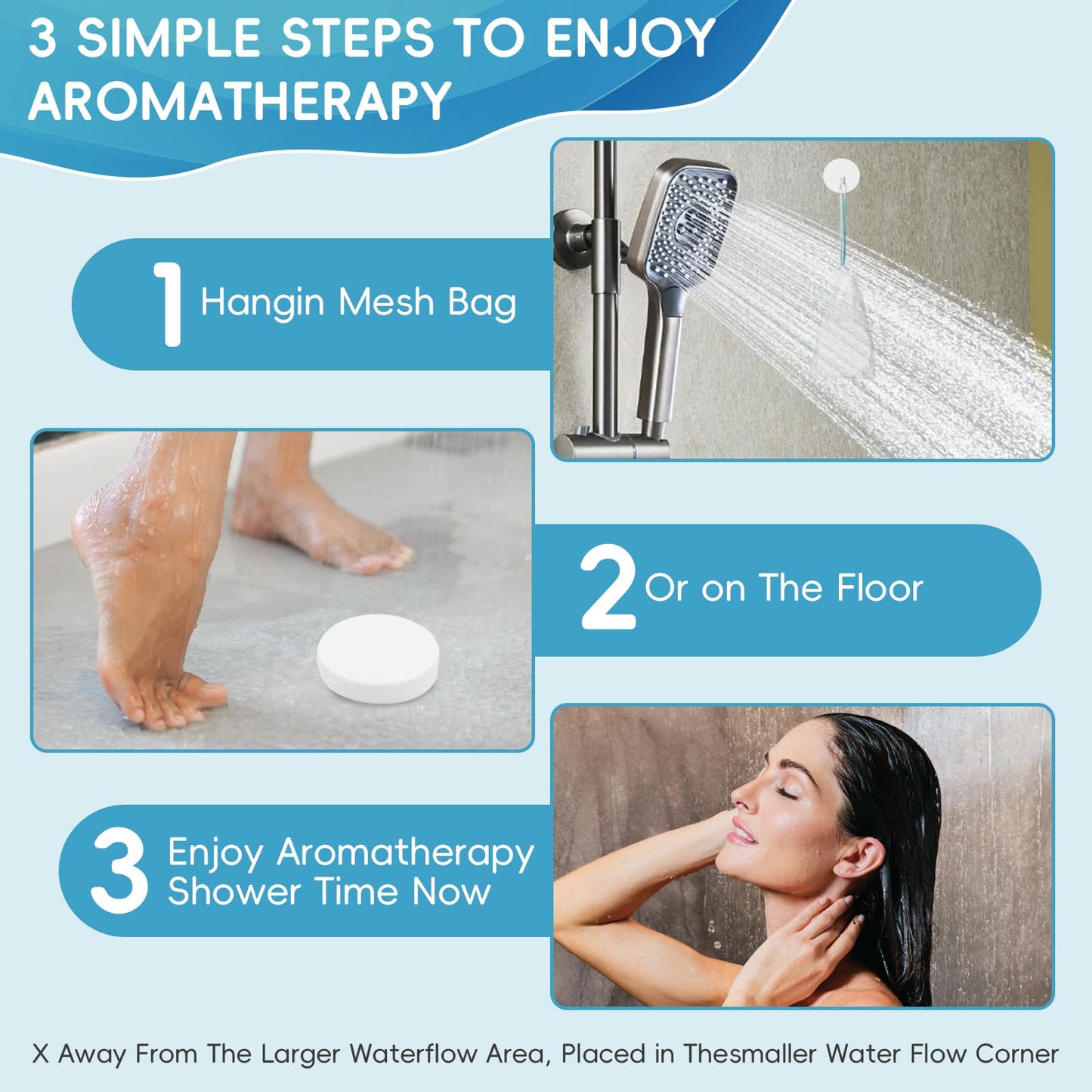 MIJOYDUO Body Restore Shower Steamers – 15 Pack Eucalyptus & Mint for Relaxation and Nasal Comfort