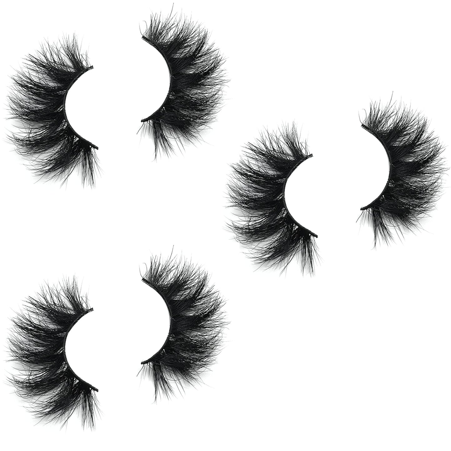 Mikiwi Mink Lashes 5D – Ultra-Soft, 20-22mm Dramatic Full Strips
