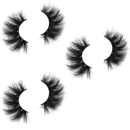 Mikiwi Mink Lashes 5D – Ultra-Soft, 20-22mm Dramatic Full Strips