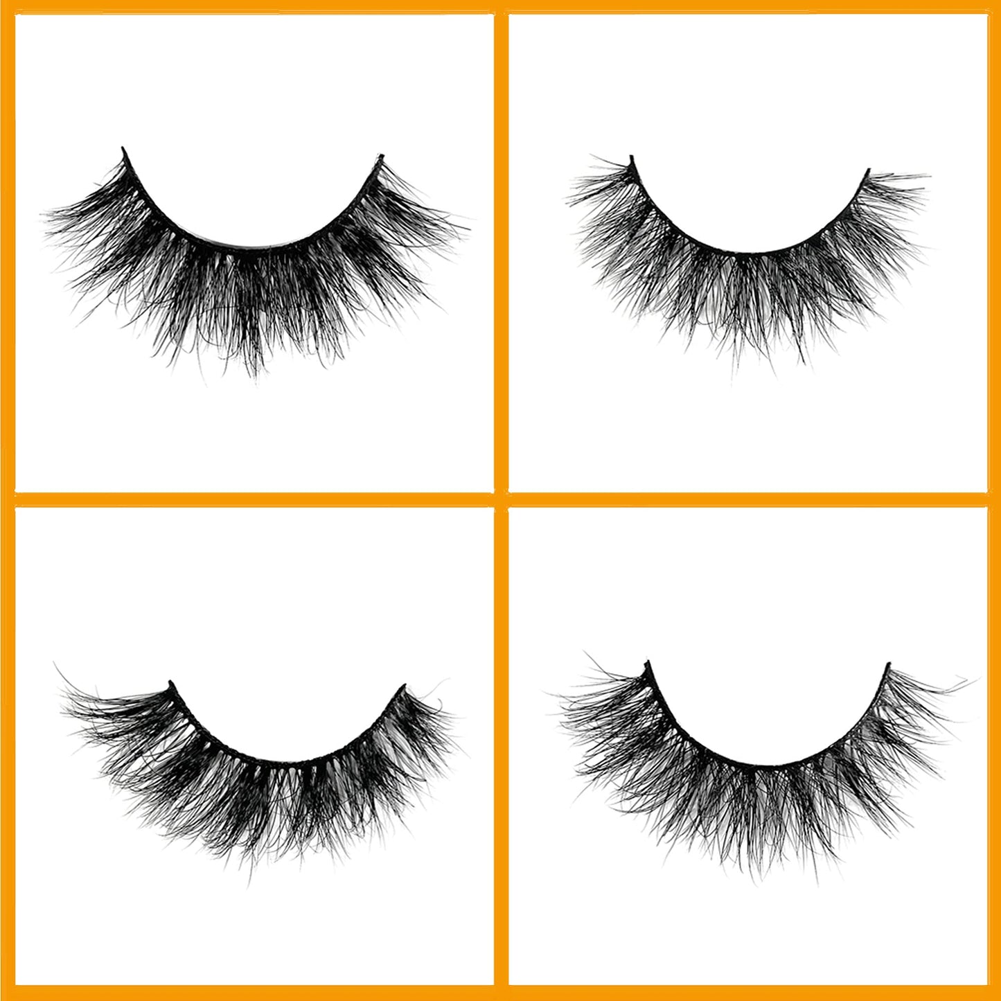 Mikiwi Mink Lashes Natural Look – 5D 14-18mm, Cruelty-Free Reusable Lashes