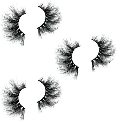 Mikiwi 5D Mink Lashes – Full-Strip, 20-22mm, Super Fluffy Dramatic Lashes, Handmade & Cruelty-Free