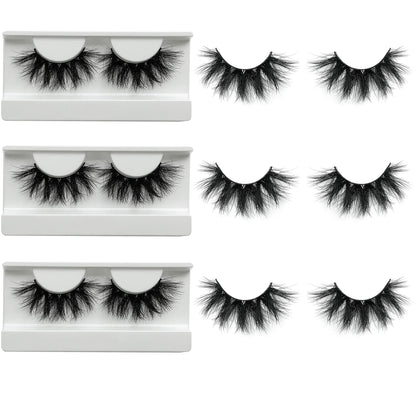 Mikiwi Mink Lashes 5D – Ultra-Soft, 20-22mm Dramatic Full Strips