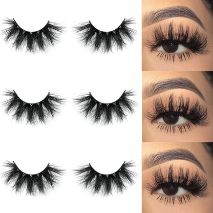 Mikiwi Mink Lashes 5D – Ultra-Soft, 20-22mm Dramatic Full Strips