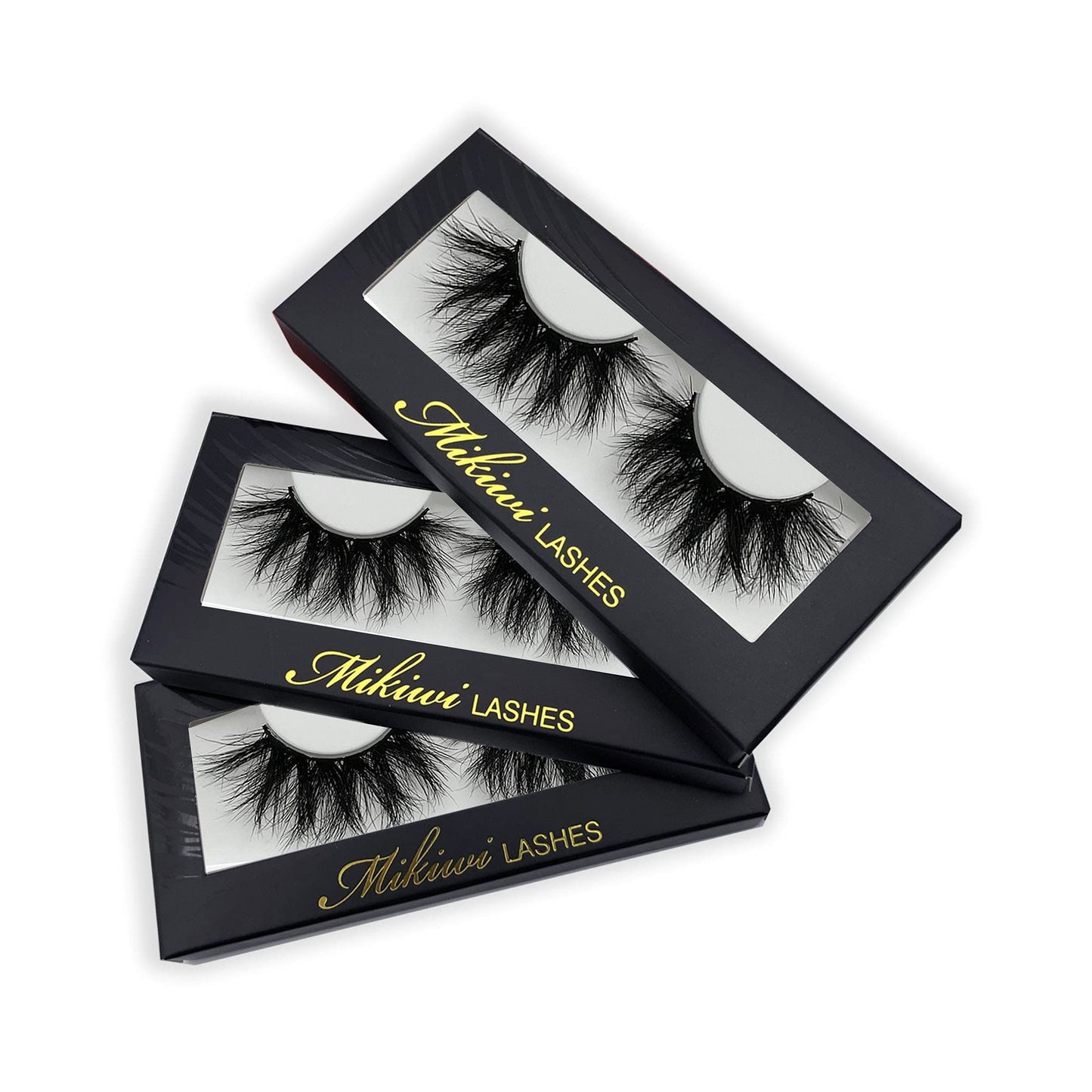 Mikiwi Mink Lashes 5D – Ultra-Soft, 20-22mm Dramatic Full Strips