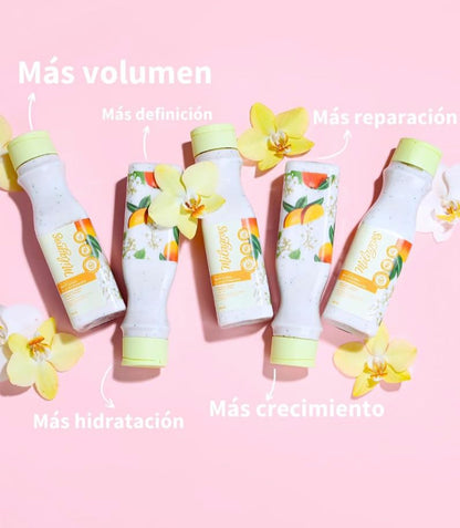 Milagros Curl Therapy: Natural Growth & Repair Hair Care Set – 100% Natural, Colombian Brand
