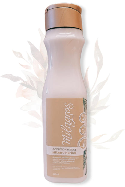 Milagros Herbal Conditioner | Reduces Hair Shedding, Softness & Shine