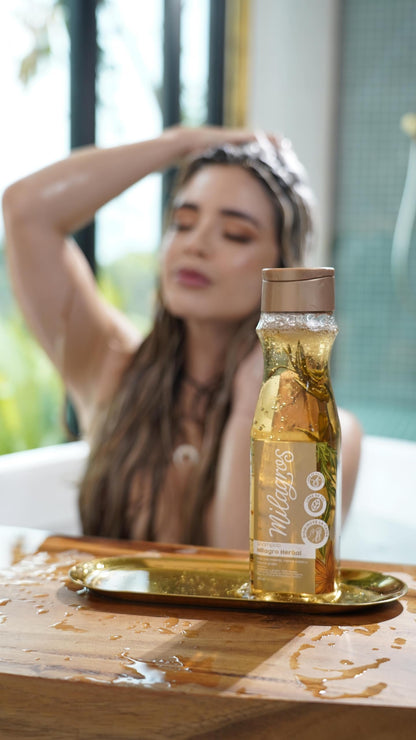 MILAGROS Rosemary Shampoo – Natural Growth, Strength & Repair | 100% Natural Colombian Formula