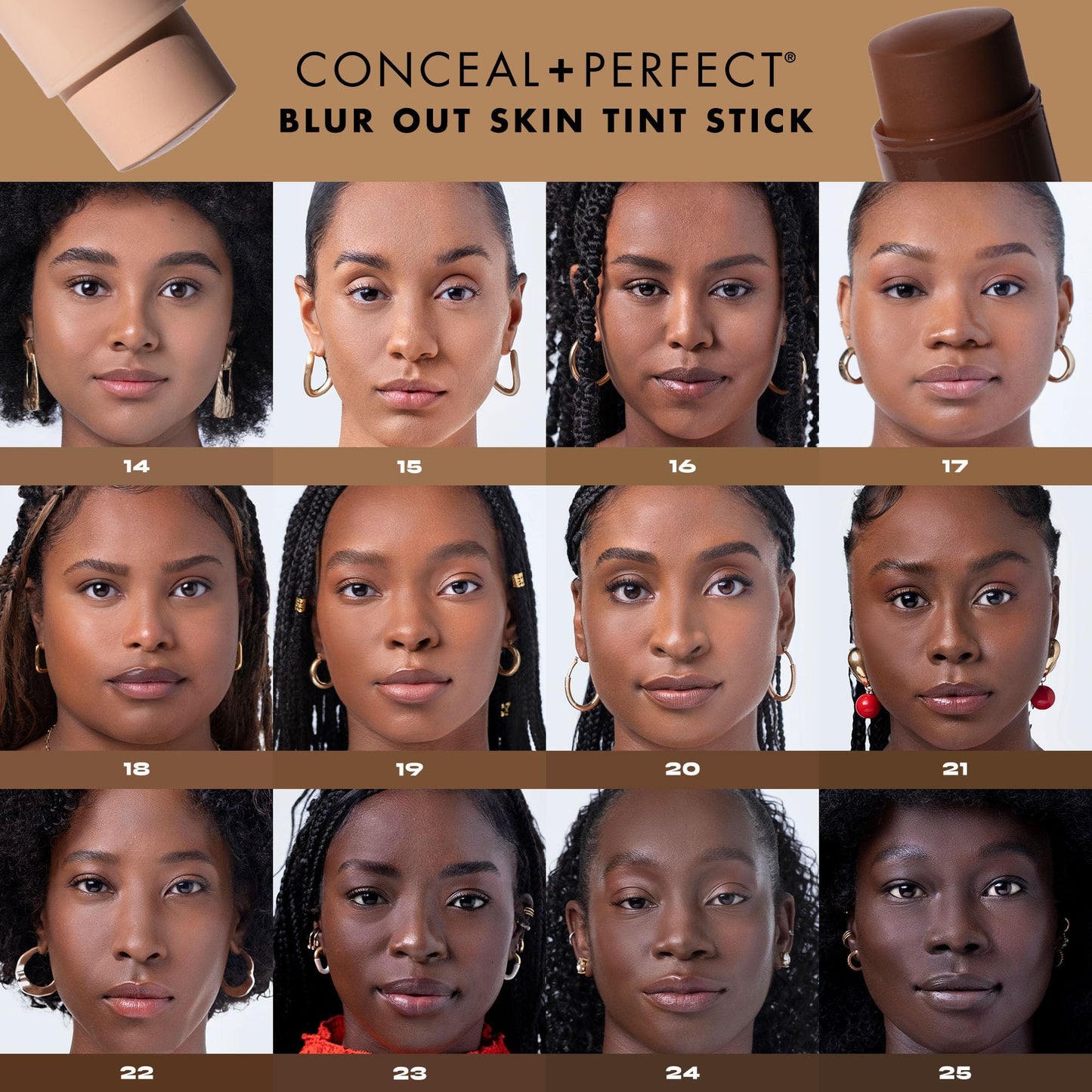 Milani Conceal + Perfect Blur Out Skin Tint Stick Shade 05 – Buildable, Soft-Matte, Second-Skin Finish